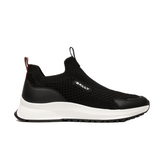 Outline Sneaker in Black Nylon